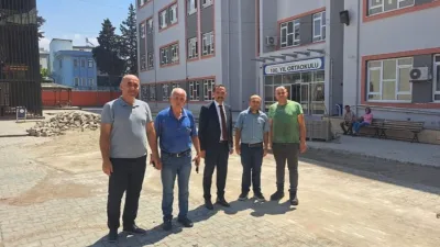 Kahramanmaraş’ın Dulkadiroğlu ilçesinde yeni eğitim-öğretim yılı öncesi okullarda başlatılan bakım