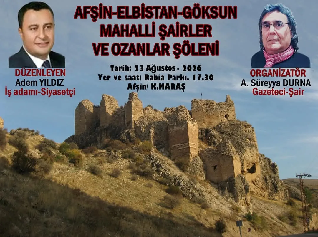 Afşin'de Gönül Köprüsü: Şair ve Ozanlar "Sazın ve Sözün Mihferinde" Buluşuyor!