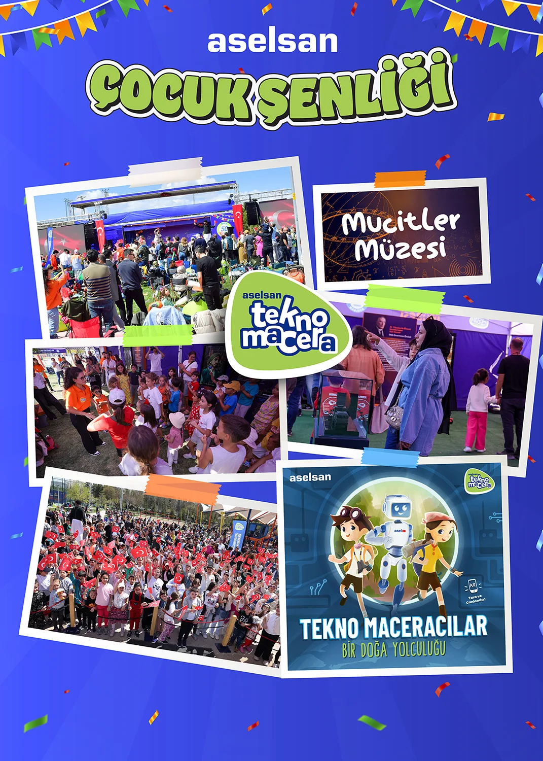 Türkiye Kültür Yolu Festivali kapsamında düzenlenen ASELSAN Çocuk Şenliği, 12-20