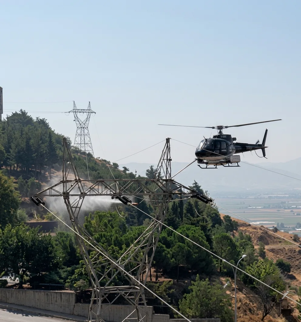 Tekerek’te Helikopterli Bakım Mesaisi!