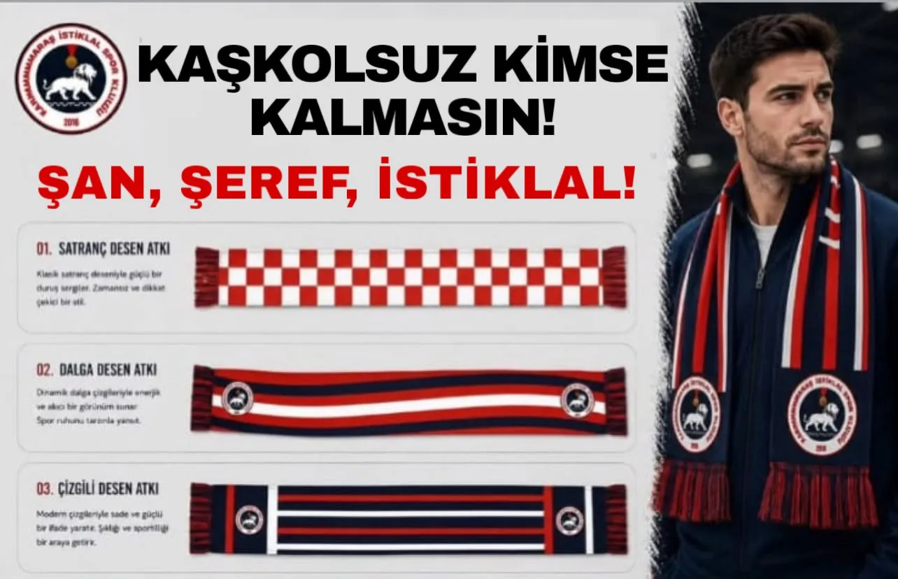 Yeni sezona “Şan, Şeref, İstiklal” sloganıyla giren Kahramanmaraş İstiklalspor yönetimi,