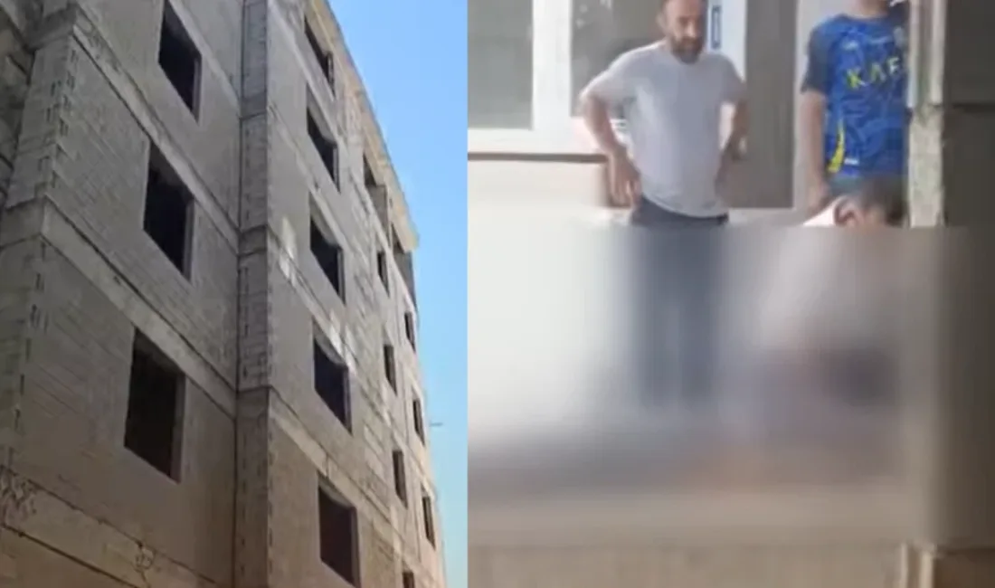 Kahramanmaraş’ın Pazarcık ilçesinde bir konut inşaatında meydana gelen iş kazasında,