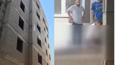 Kahramanmaraş’ın Pazarcık ilçesinde bir konut inşaatında meydana gelen iş kazasında,