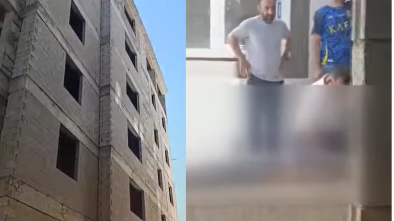 Kahramanmaraş’ın Pazarcık ilçesinde bir konut inşaatında meydana gelen iş kazasında,