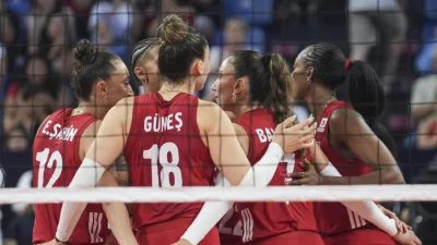 A Milli Kadın Voleybol Takımı’nın Avrupa Şampiyonası A Grubu’ndaki ilk
