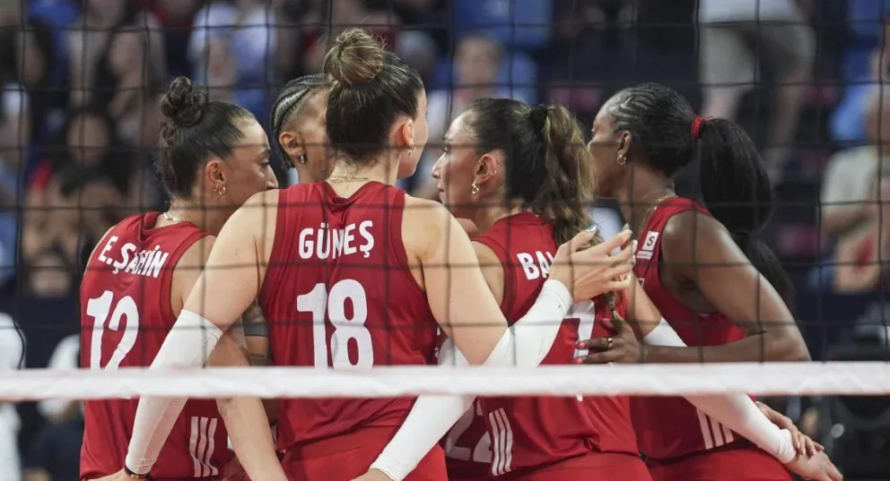 A Milli Kadın Voleybol Takımı’nın Avrupa Şampiyonası A Grubu’ndaki ilk