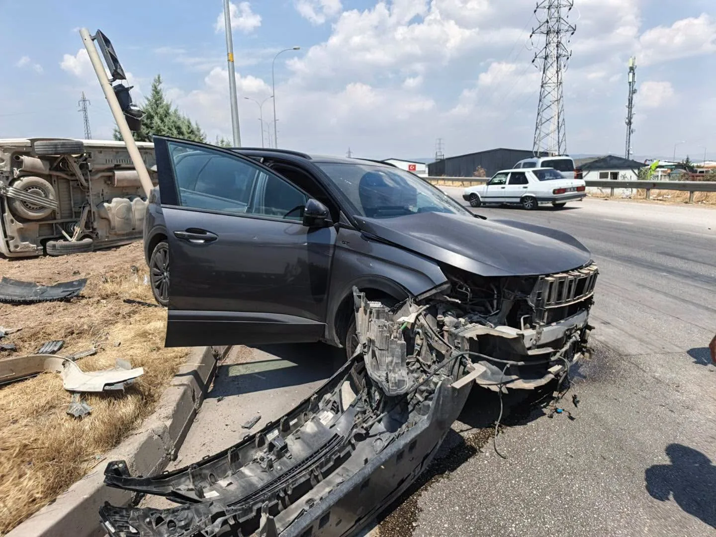 Pazarcık’ta Kavşak Kazası: 3 Yaralı!