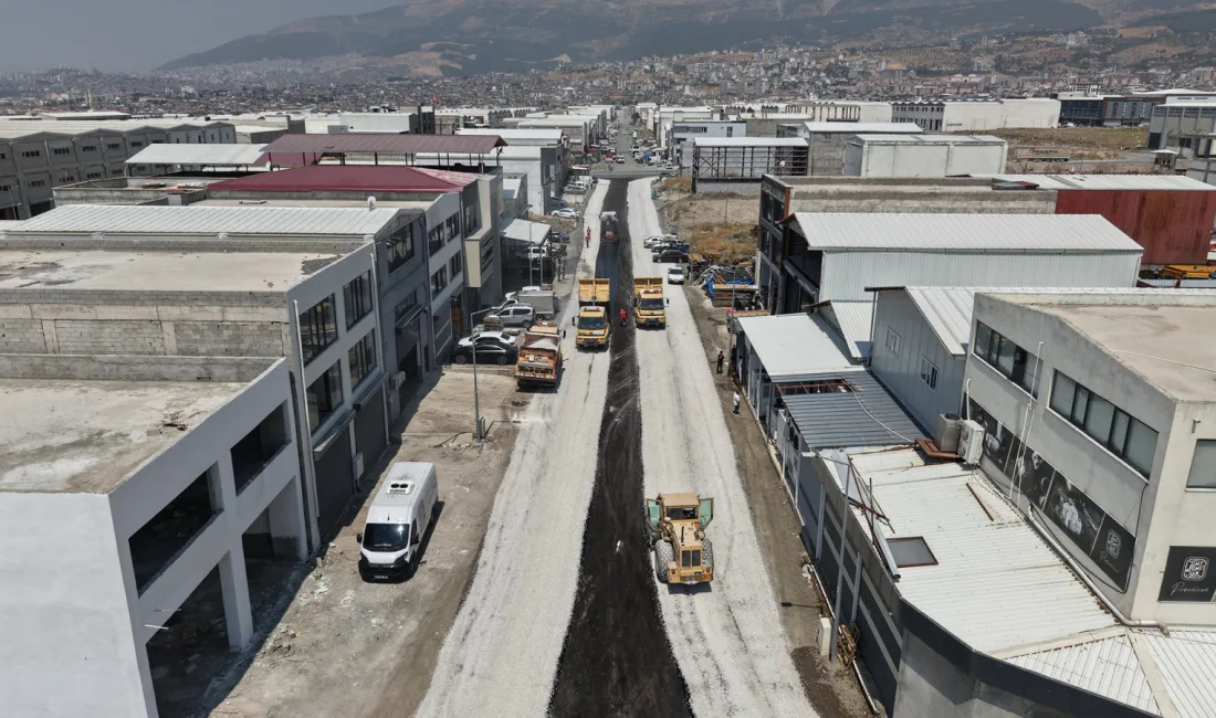 Büyükşehir Belediyesi, Yeni Sanayi Sitesi içerisinde bulunan yollarda sathi asfalt
