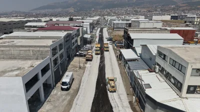Büyükşehir Belediyesi, Yeni Sanayi Sitesi içerisinde bulunan yollarda sathi asfalt