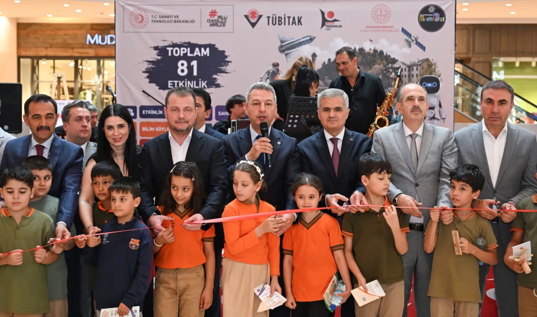 Kahramanmaraş’ta TÜBİTAK 4007 desteğiyle düzenlenen BİLİMFEST Kahramanmaraş, öğrencilerin yoğun ilgisiyle