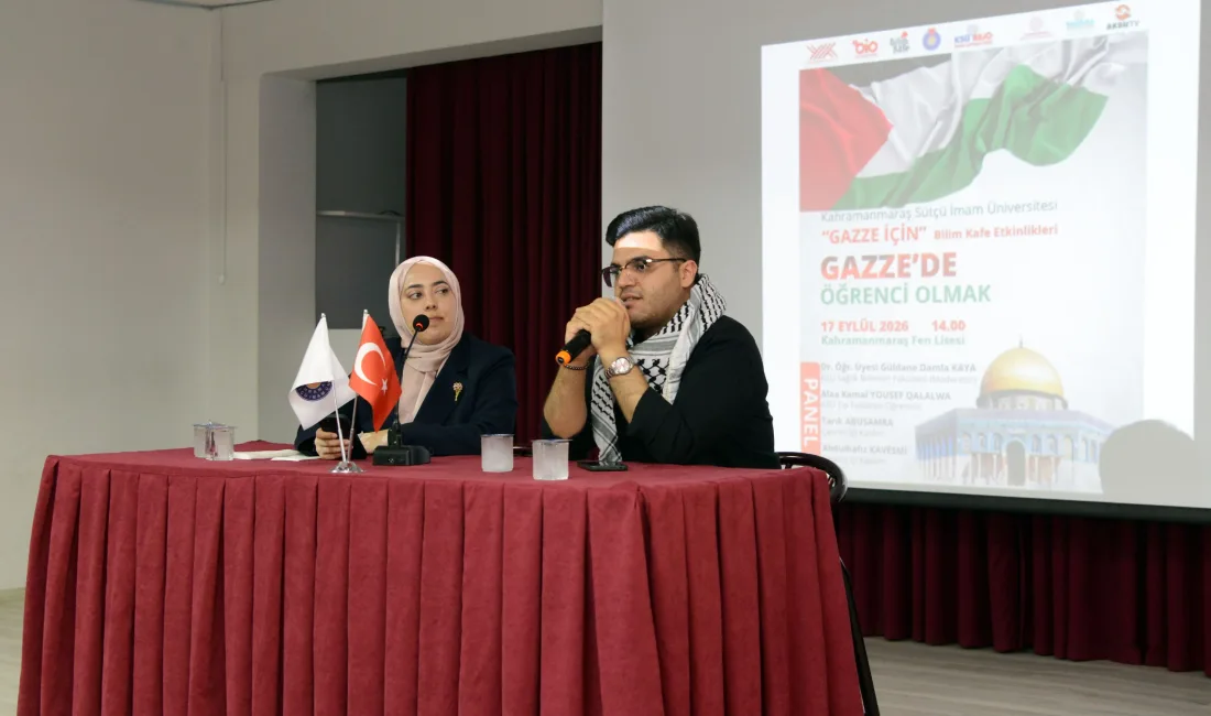 Kahramanmaraş Sütçü İmam Üniversitesi Bilim İletişimi Ofisi tarafından düzenlenen Bilim
