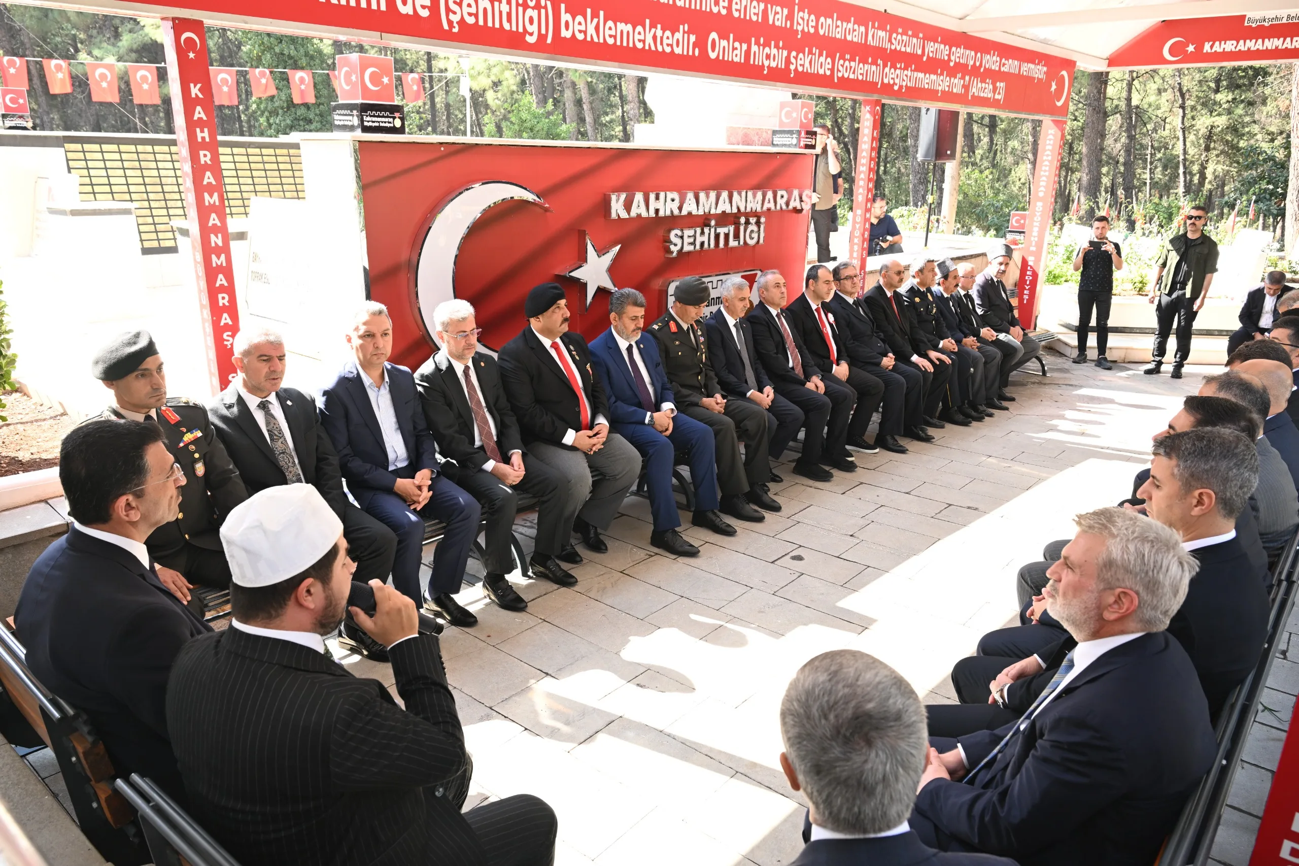 Kahramanmaraş’ta 19 Eylül Gaziler Günü dolayısıyla düzenlenen tören ve anma