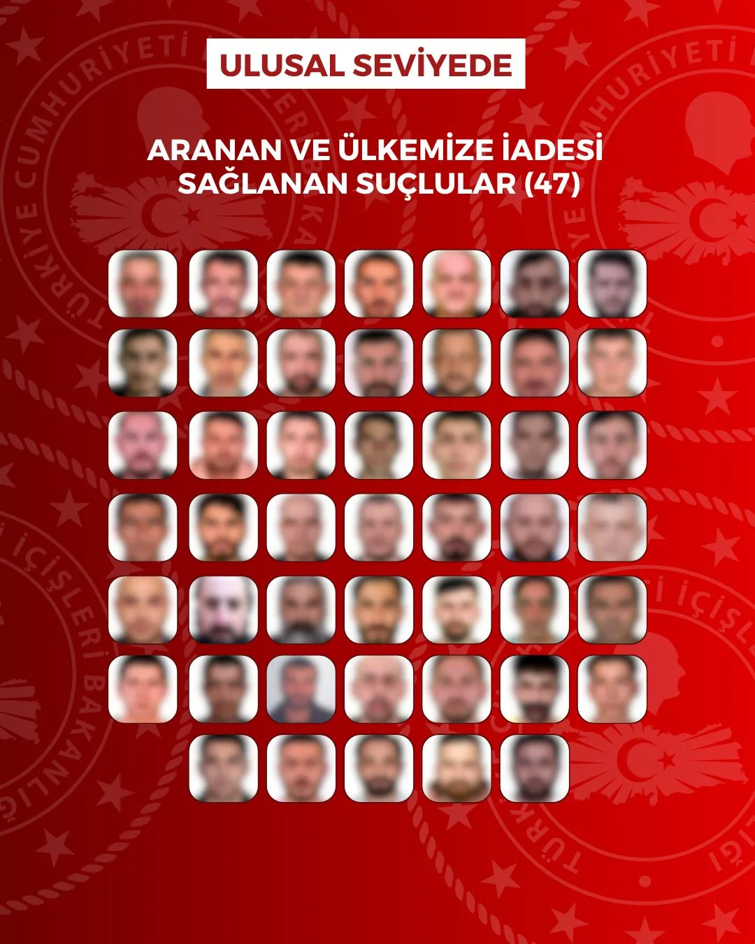 8 ülkede dev i̇ade operasyonu: 76 firari türkiye’de!