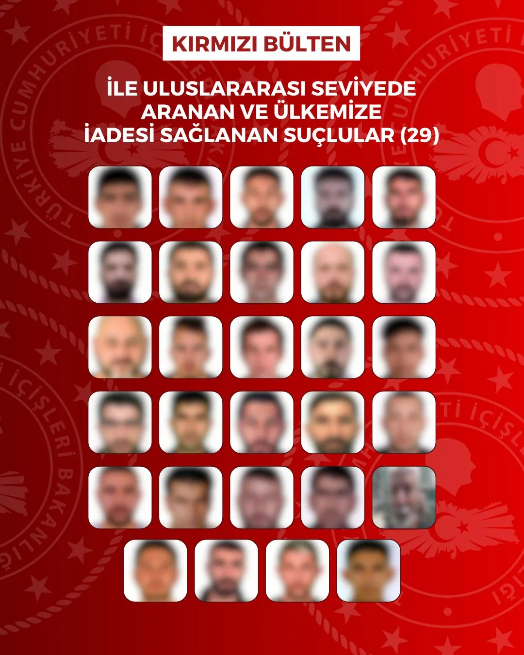8 ülkede dev i̇ade operasyonu: 76 firari türkiye’de!