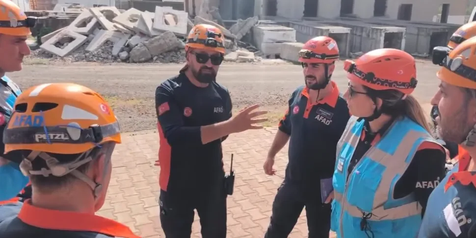 AFAD Kahramanmaraş ekipleri, AFAD Diyarbakır ev sahipliğinde gerçekleşen TUR-13 kodlu