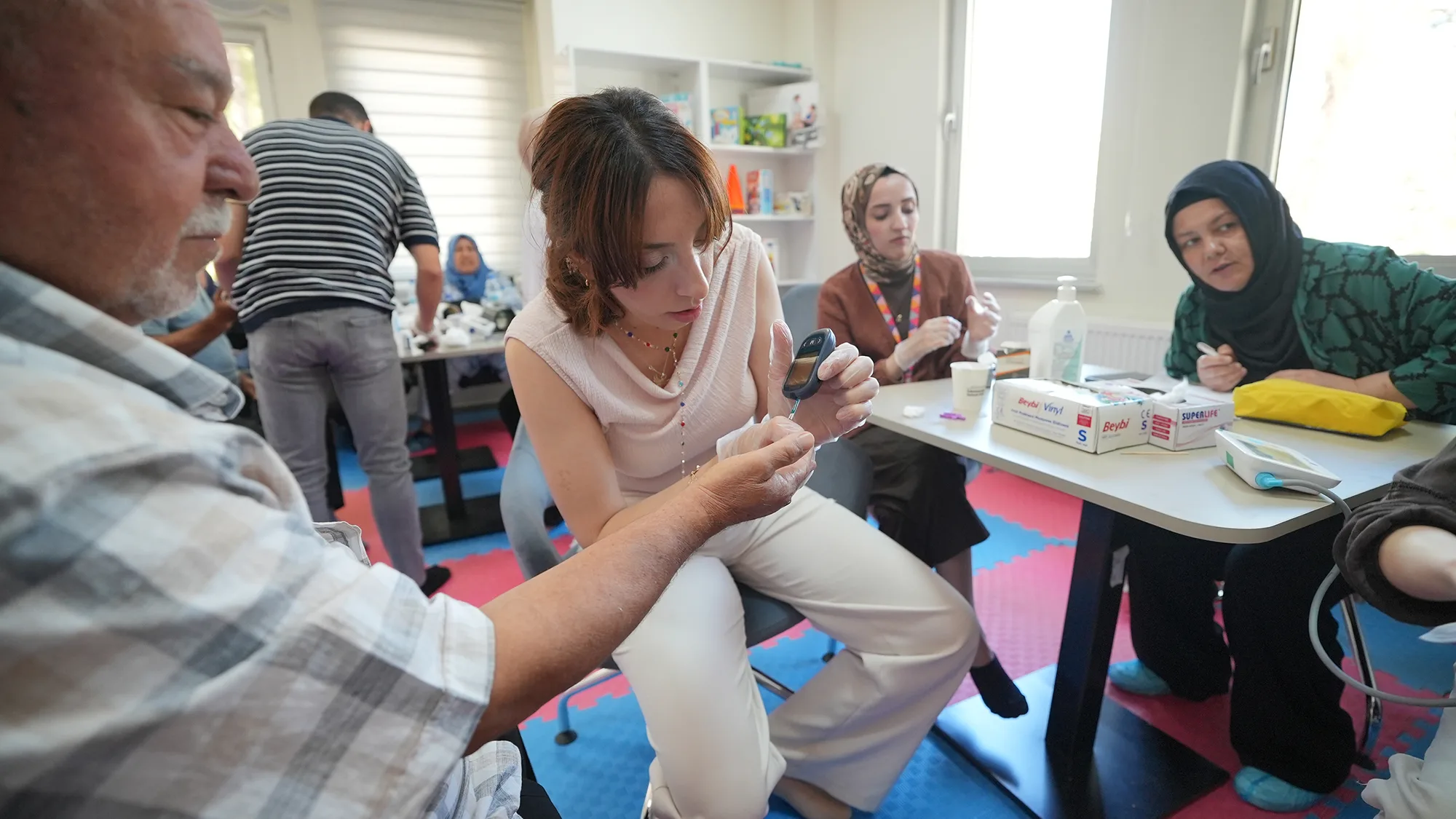 Aktif yaşam merkezi’nde sağlık taraması