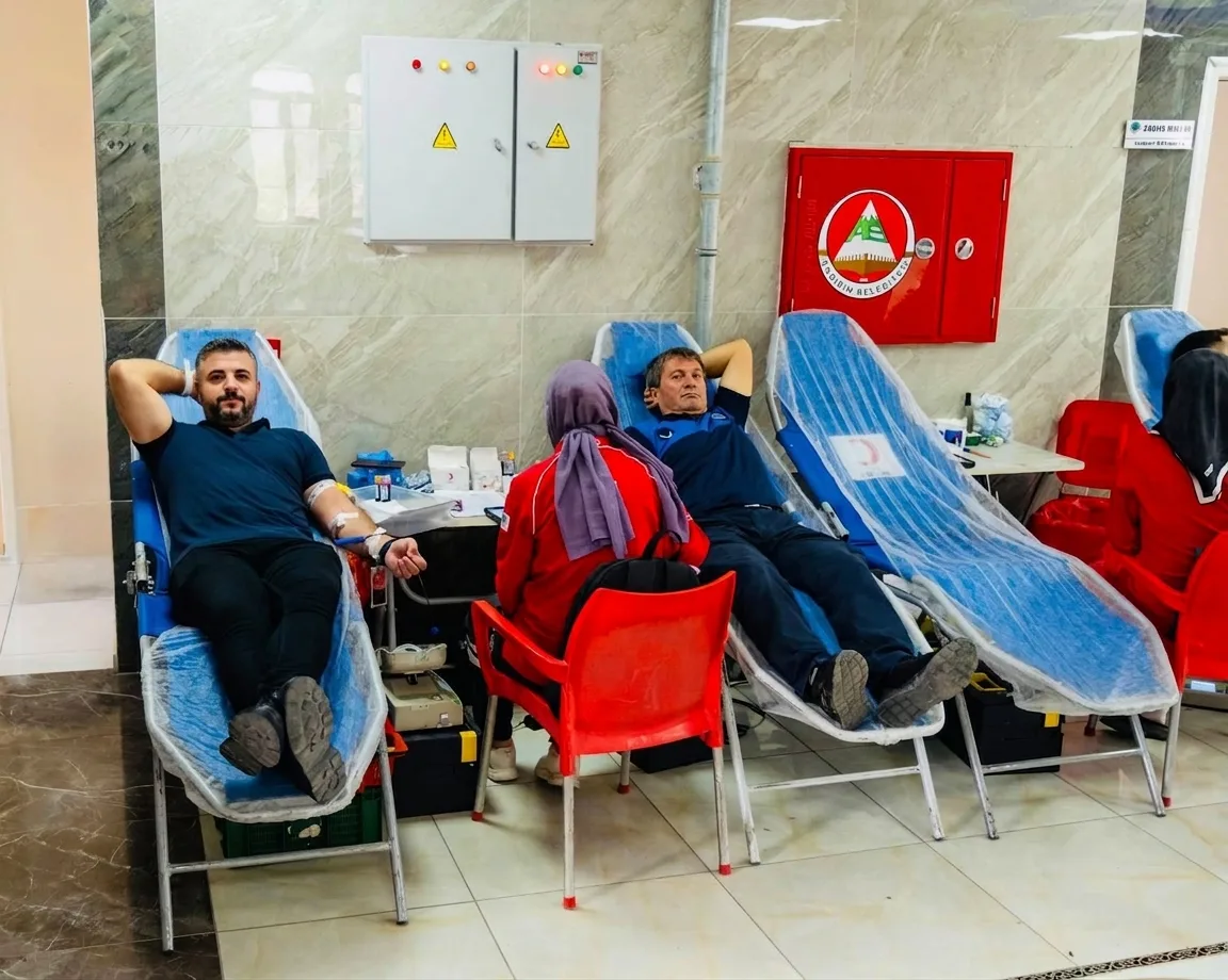 Andırın’da kan bağışı seferberliği: “birbirimize candan bağlıyız”