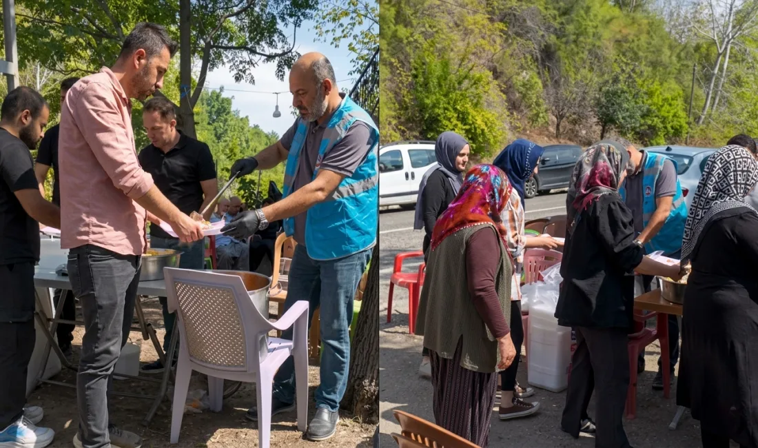 Andırın Belediyesi, ilçedeki taziyelerde acılı ailelere desteklerini sürdürüyor.