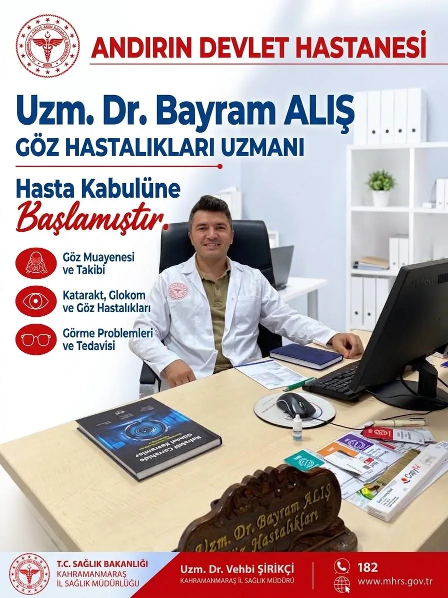 Andırın’a yeni göz doktoru!
