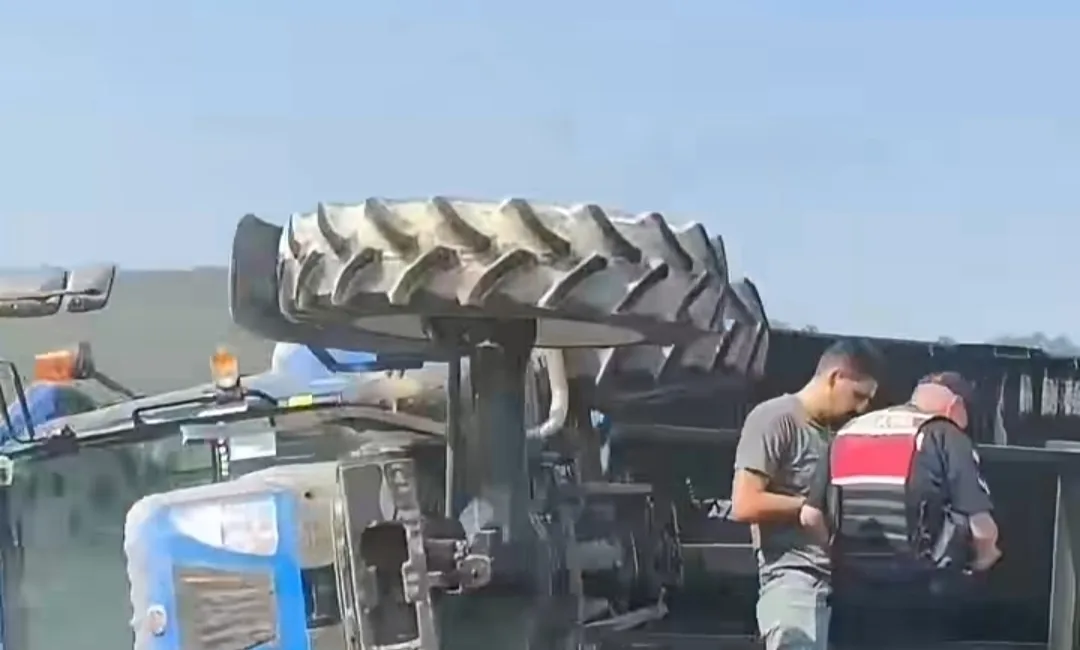 Andırın - Kadirli kara yolu Kastal mevkiinde sürücüsünün direksiyon hâkimiyetini