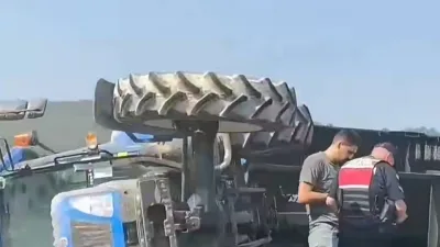 Andırın - Kadirli kara yolu Kastal mevkiinde sürücüsünün direksiyon hâkimiyetini