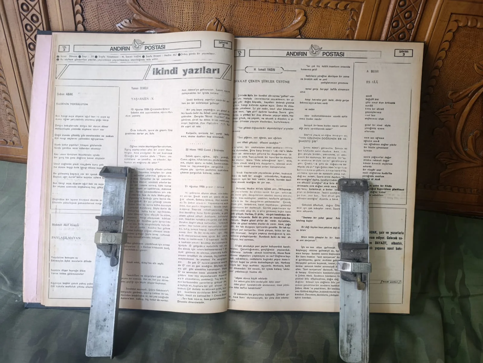Kahramanmaraş’ın Andırın ilçesindeki Sanat Matbaası ve Andırın Postası Gazetesi’nin emektar