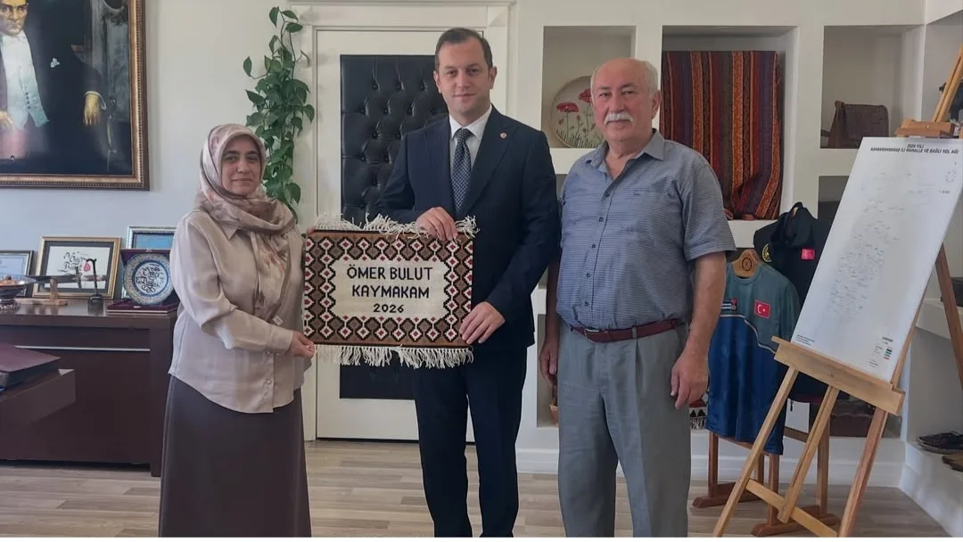 Andırın’da muhtarlardan kaymakam bulut’a anlamlı ziyaret!