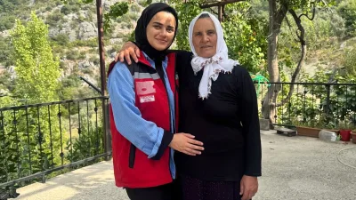 Andırın Sosyal Hizmet Merkezi Müdürlüğü ekipleri, saha çalışmaları kapsamında Bulgurkaya