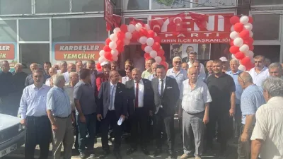 Yeni Parti’nin Kahramanmaraş’taki teşkilatlanma çalışmaları kapsamında Andırın İlçe Başkanlığı binası