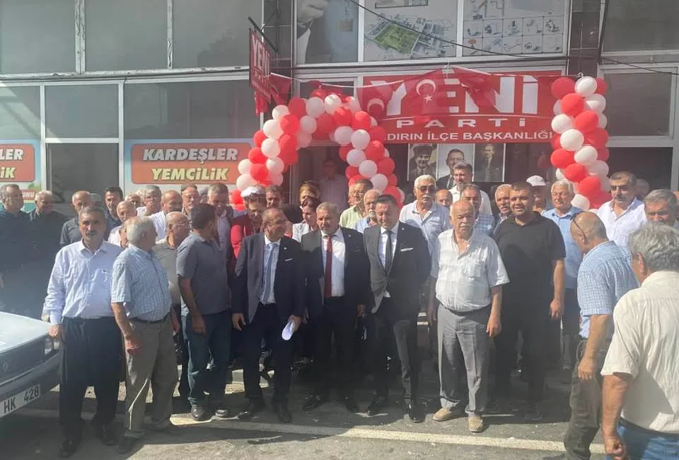 Andırın’da Yeni Parti Heyecanı! Yeni Parti’nin Kahramanmaraş’taki teşkilatlanma çalışmaları kapsamında Andırın İlçe Başkanlığı binası