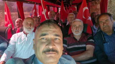 İYİ Parti Andırın İlçe Başkanı Fatih Dal ve parti mensupları,
