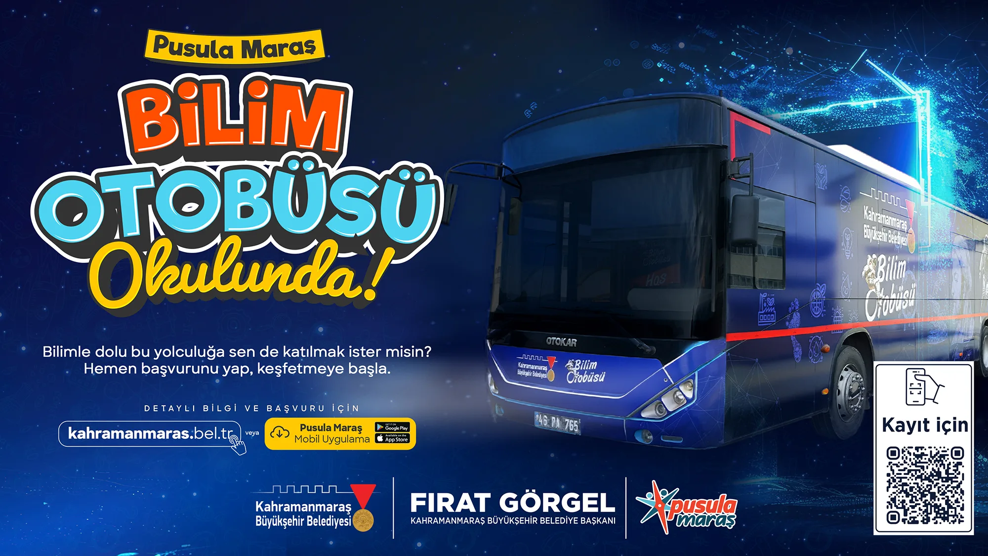 Pusula maraş bilim otobüsü yeni eğitim döneminde yeniden yollarda