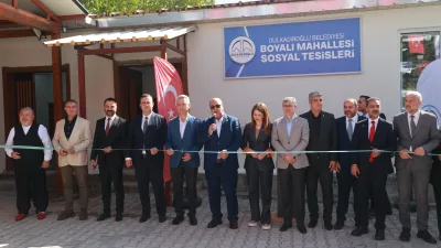 Dulkadiroğlu Belediyesi tarafından Boyalı Mahallesi’ne kazandırılan Boyalı Sosyal Tesisleri, 30.