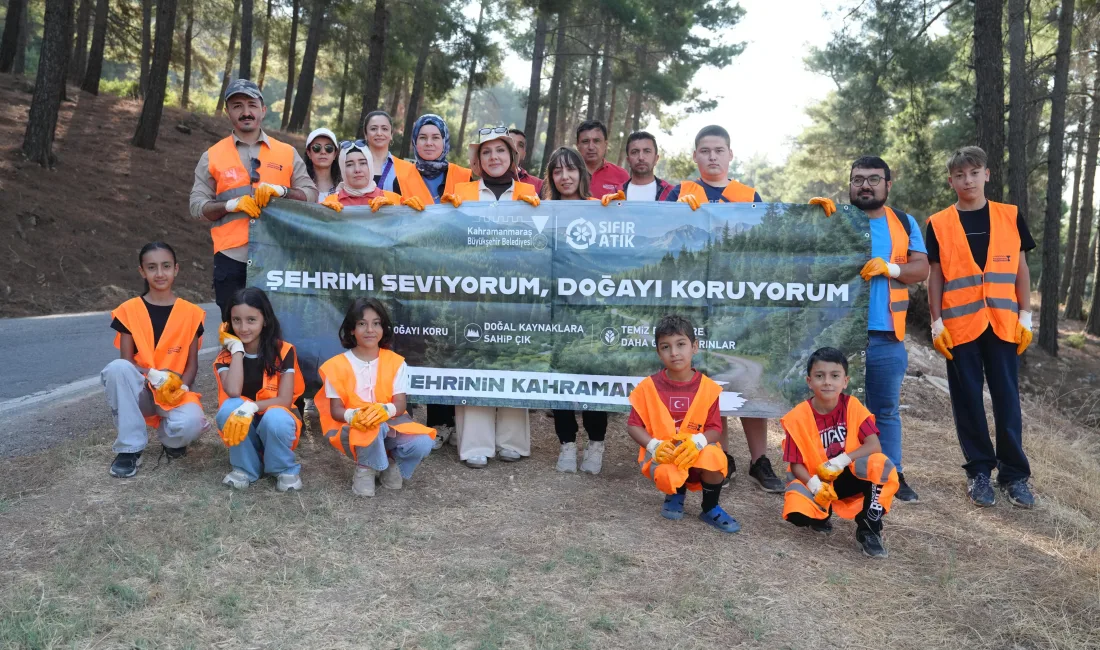 Kahramanmaraş Büyükşehir Belediyesi, “Şehrimi Seviyorum, Doğayı Koruyorum” temasıyla Kazma Bağları’nda