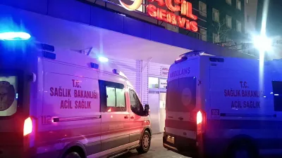 Bir polyester fabrikasında buhar kazanının patlaması sonucu ağır yaralanan Yabancı