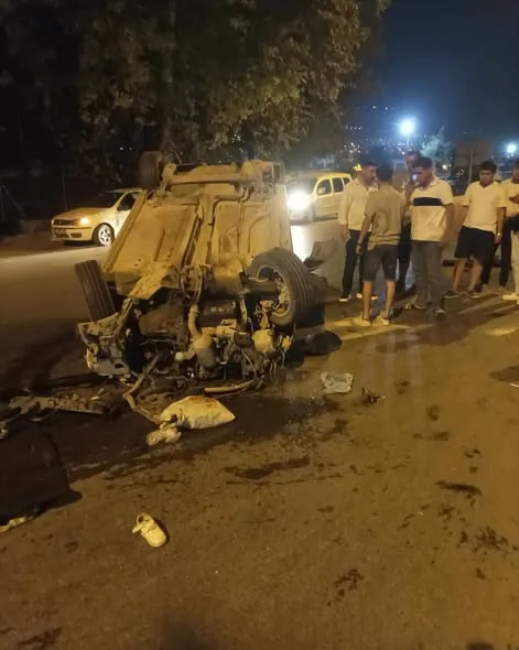 Kahramanmaraş’ta gece saatlerinde Madalyalı Kavşak’tan Adana yönüne ilerleyen güzergâhta, Odun