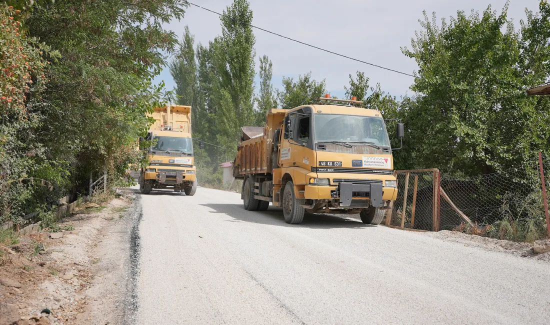 Kahramanmaraş Büyükşehir Belediyesi, Göksun Yiricek Mahallesi’ne ulaşım sağlayan 2,5 kilometrelik