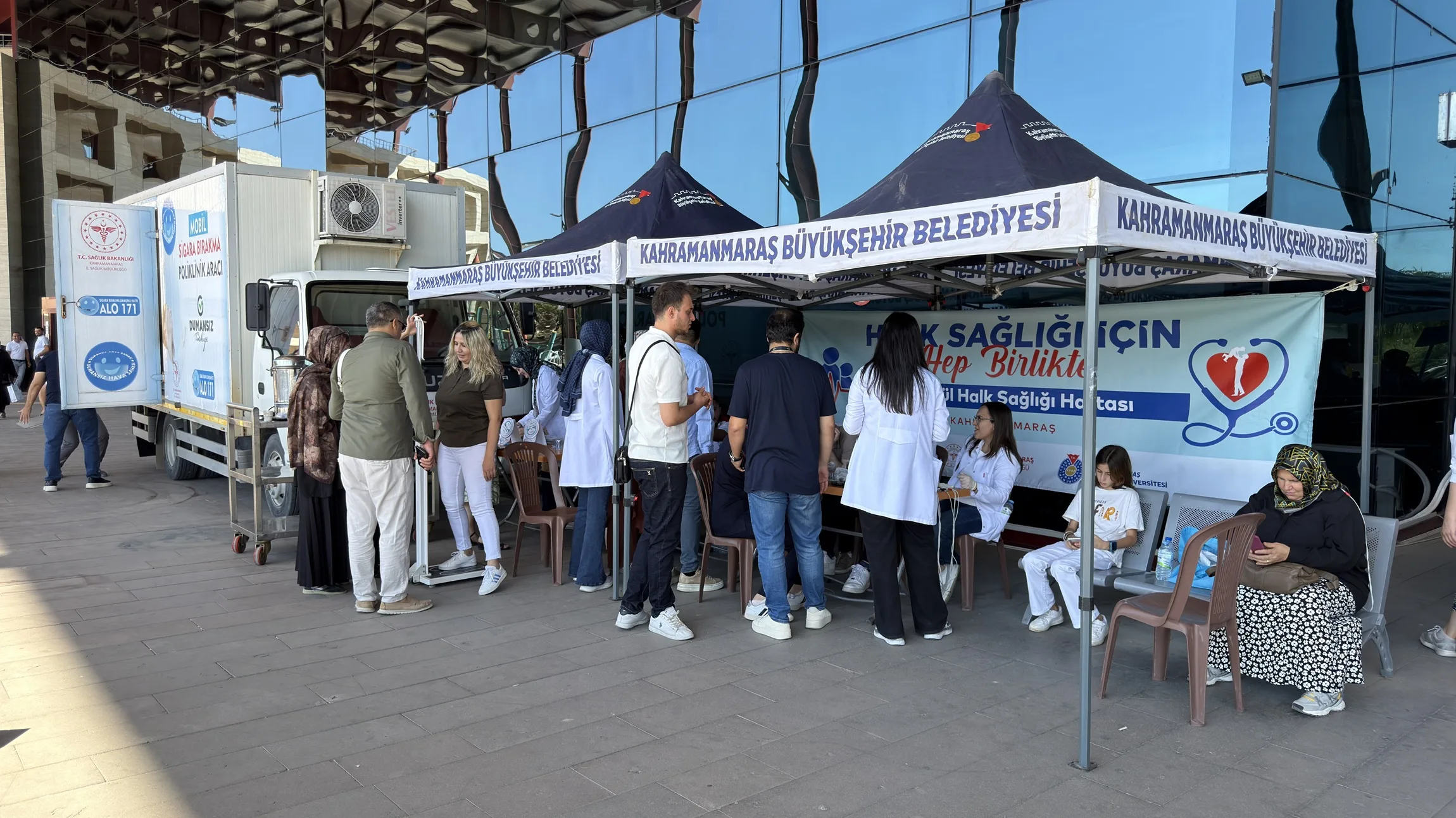 Kahramanmaraş’ta sağlık i̇çin önemli adım: stantlar kuruldu
