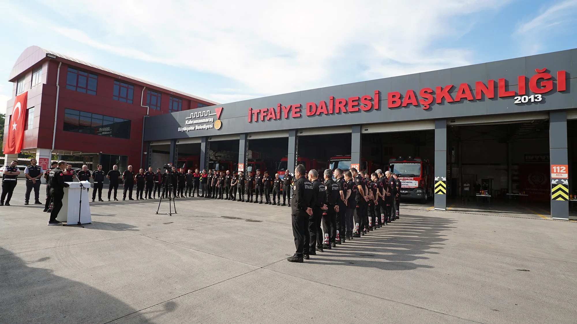 Kahramanmaraş’ta i̇tfaiye haftası kutlandı!