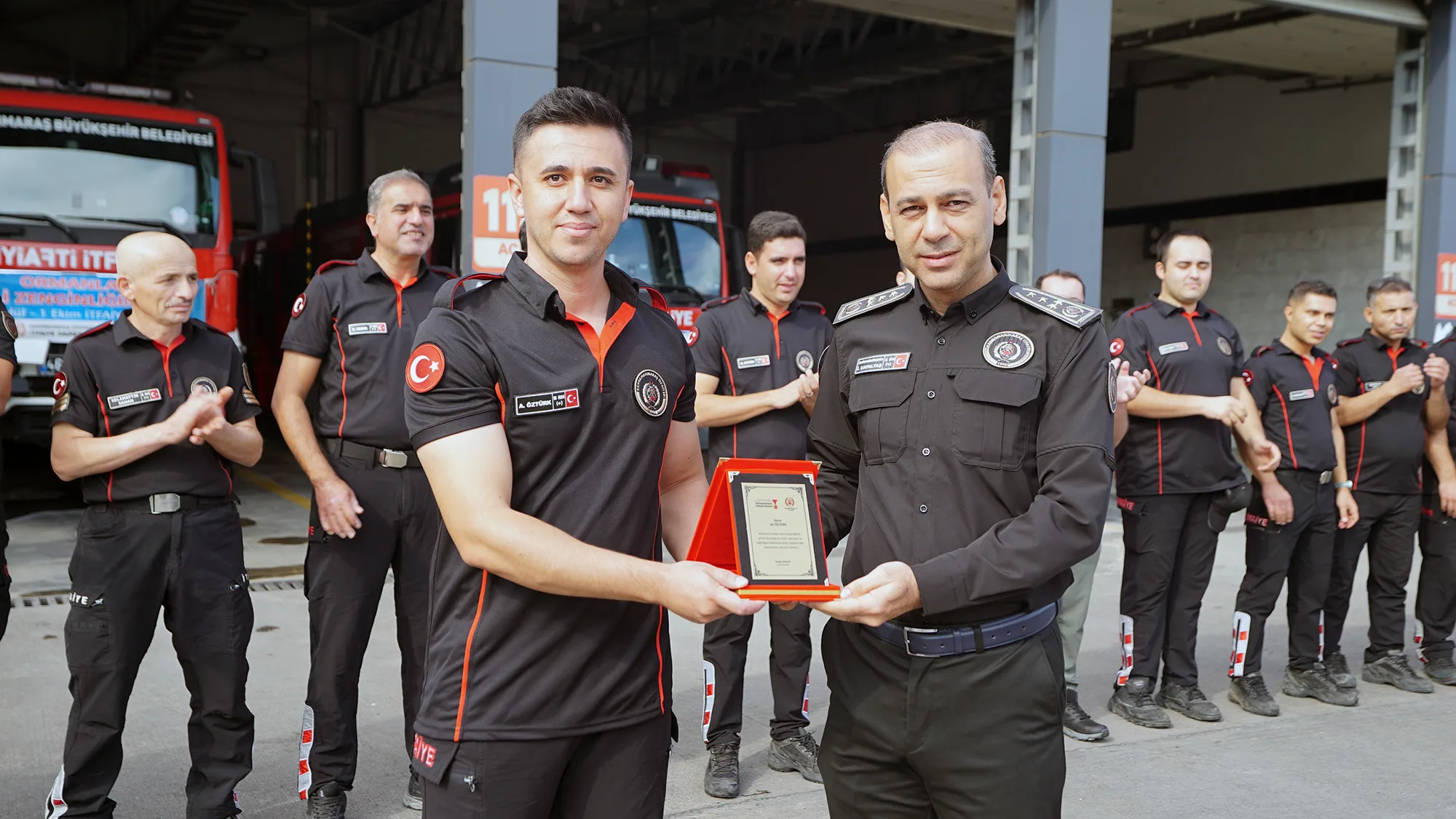 Kahramanmaraş’ta i̇tfaiye haftası kutlandı!