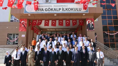 Kahramanmaraş Büyükşehir Belediye Başkanı Fırat Görgel, Dulkadiroğlu Ziya Gökalp İlkokulu’nda