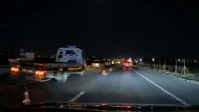Kahramanmaraş’ta ışıklandırmanın olmadığı yolda kaza meydana geldi. Kazada 1 kişinin