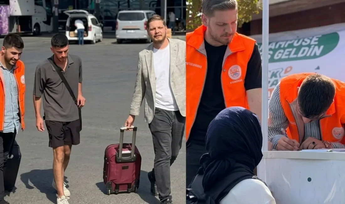 ÜNİAK ve AK Parti Kahramanmaraş İl Gençlik Kolları, kente gelen
