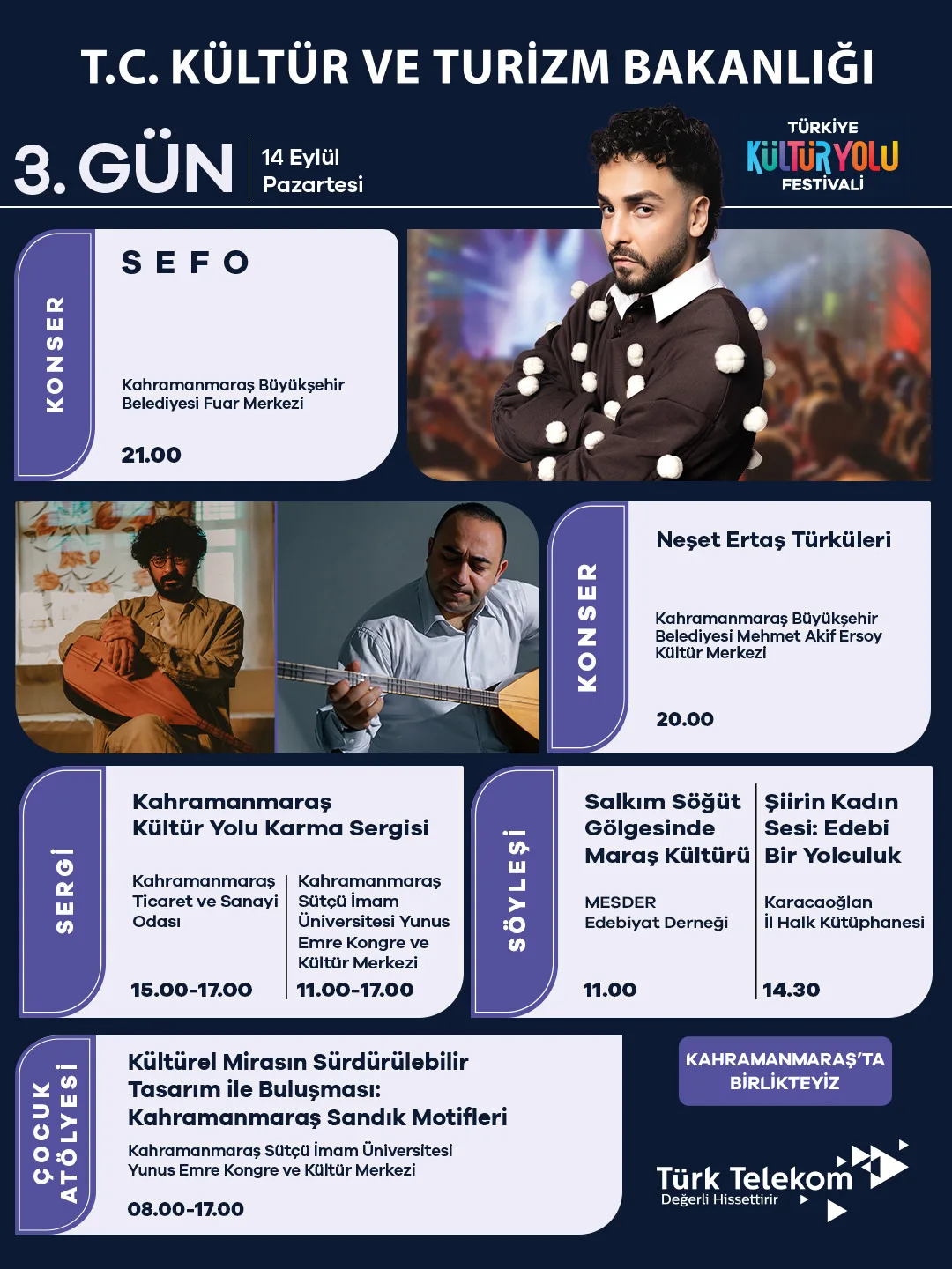 Kahramanmaraş i̇lk kez ev sahipliği yapıyor: kültür yolu festivali başlıyor! Kahramanmaraş i̇lk kez ev sahipliği yapıyor: kültür yolu festivali başlıyor!