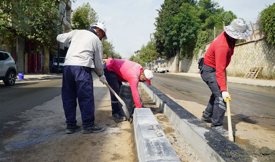 Kahramanmaraş Büyükşehir Belediyesi, Onikişubat ilçesi Mağralı Mahallesi’nde bulunan 1 kilometrelik