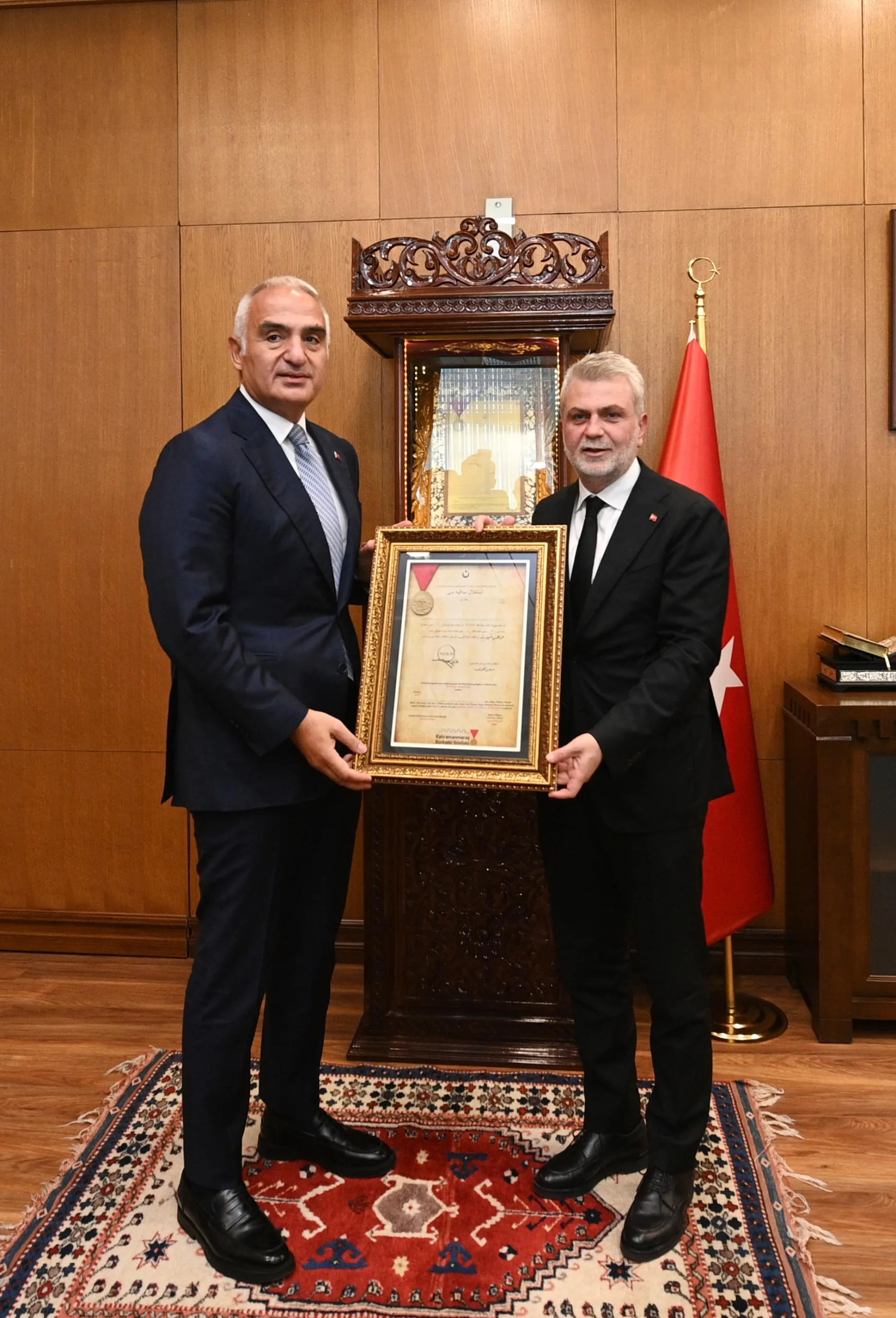 Başkan görgel, kültür ve turizm bakanı ersoy’u ağırladı!