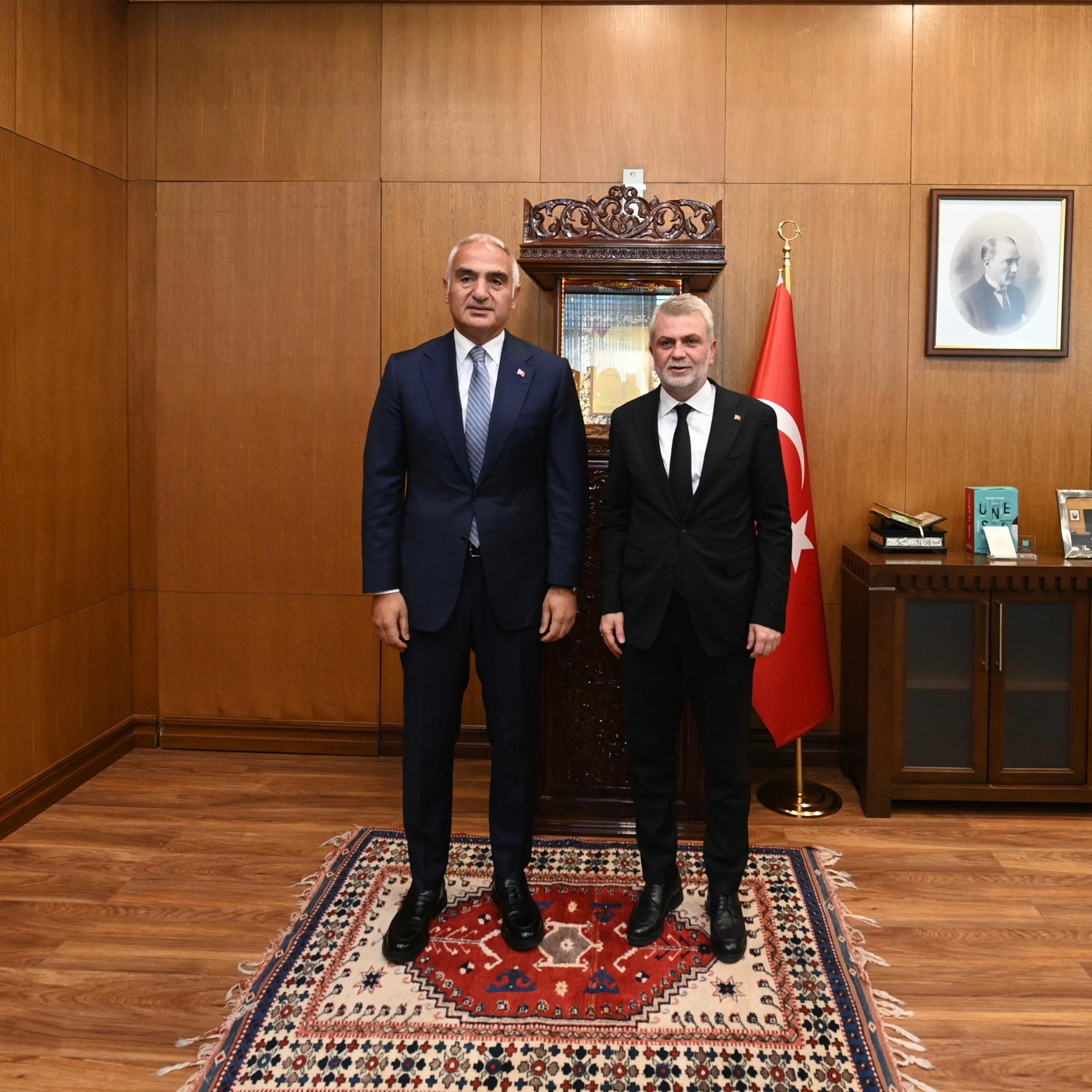 Başkan görgel, kültür ve turizm bakanı ersoy’u ağırladı!