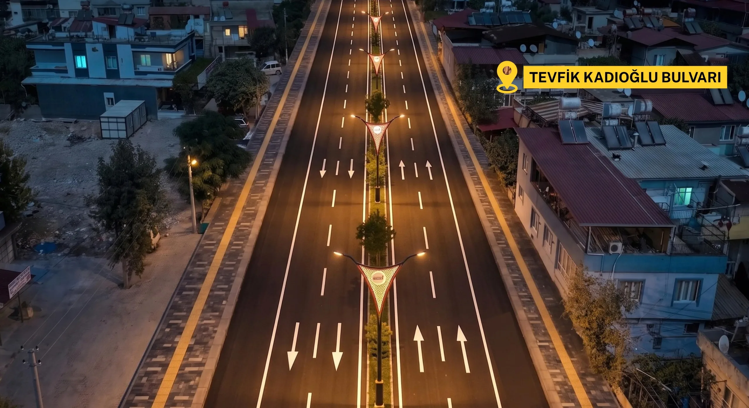 Tevfik Kadıoğlu Bulvarı’nda Yenileme Çalışmaları Başladı