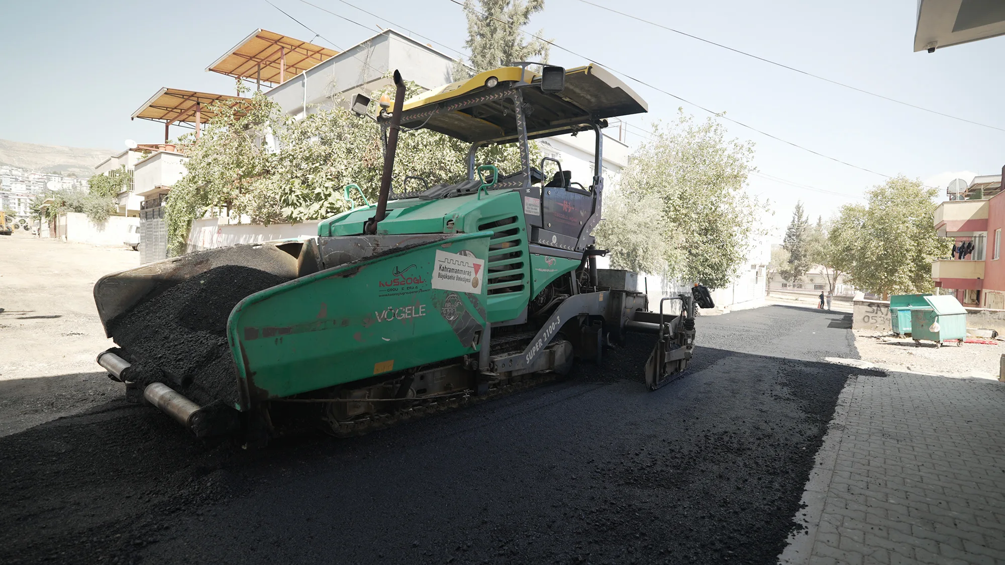 Dulkadiroğlu’nda okul yolları büyükşehir ile yenileniyor