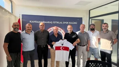 TÜFAD Kahramanmaraş Şubesi, İstiklal Spor Kulübü Başkanı Ahmet Gülpak’a ziyarette